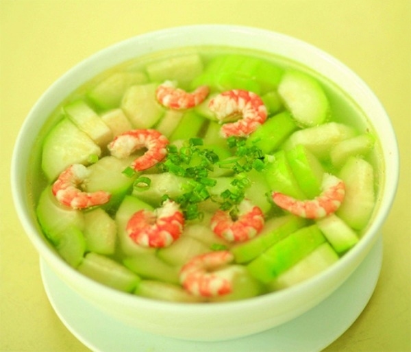 canh bí xanh