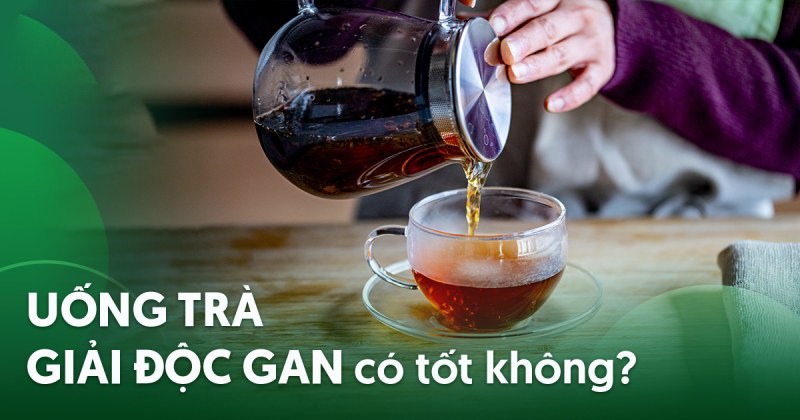 Uống trà giải độc gan có tốt không? Hướng dẫn sử dụng đúng cách