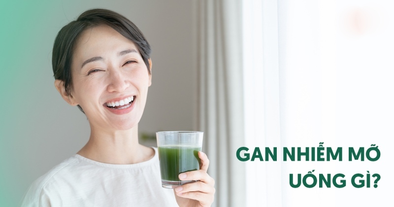 gan nhiễm mỡ uống gì