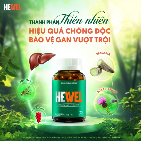 hewel hỗ trợ thải độc gan