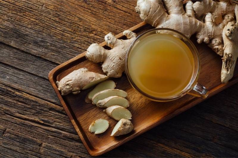 uống gừng có tốt cho gan