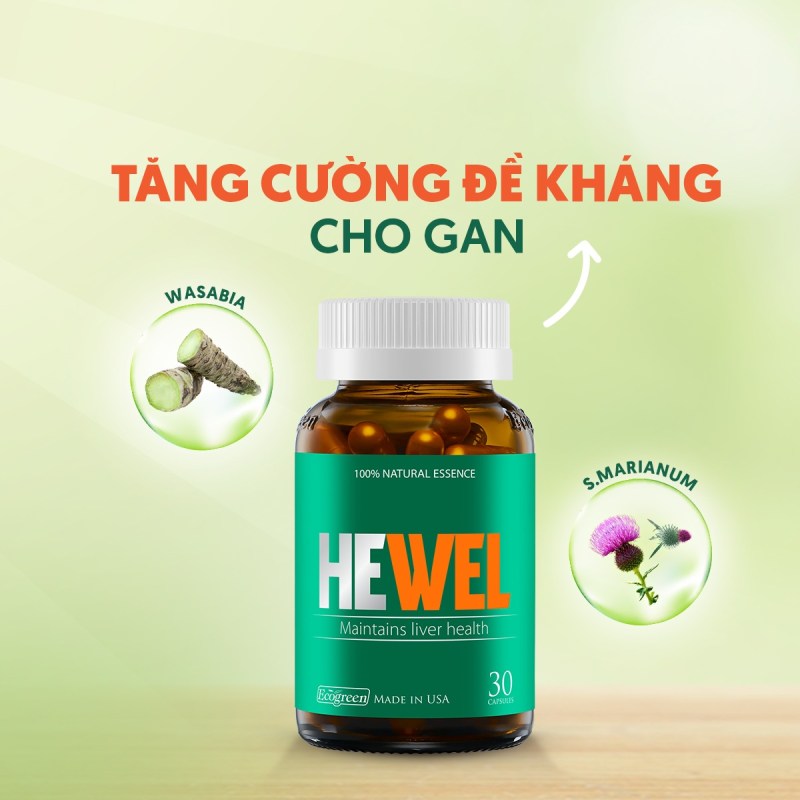 hewel tăng cường đề kháng gan