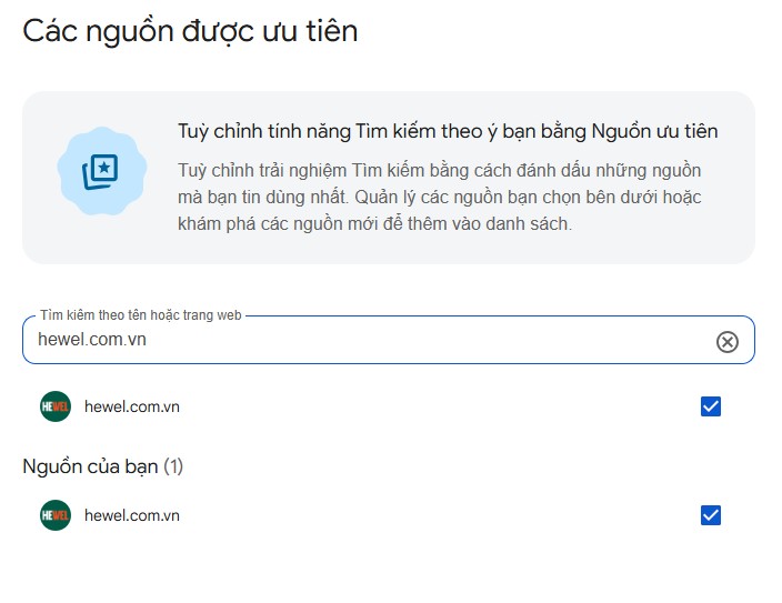 hewel trên google